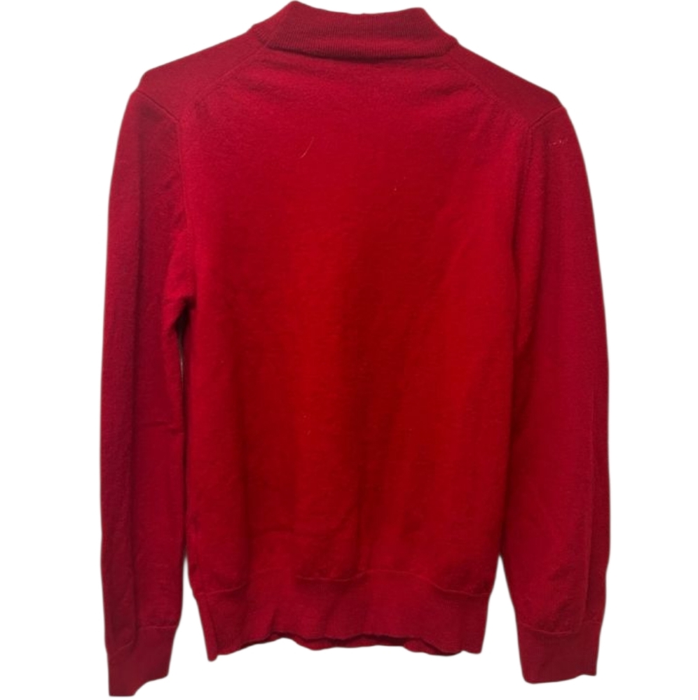 💫Simons Rare FIND High Half Collar 100% WOOLMARK  Womens Pull Over/ Imported